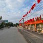 HỘI NÔNG DÂN XÃ HOÀNG GIANG XÂY DỰNG QUẢNG TRƯỜNG TRUNG TÂM VĂN HOÁ XÃ VÀ HÀNG CỜ TỔ QUỐC TRƯỚC CÔNG SỞ